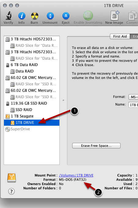 Formatting an external hard drive (or USB stick) for use on Mac OS X and Windows (basic)
